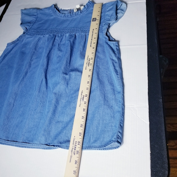 LOFT OUTLET JEAN TANK WITH FLUTTER SLEEVE SIZE MEDIUM - Picture 5 of 11